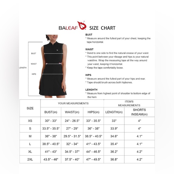 BALEAF Golf & Tennis Dress - Picture 5 of 6